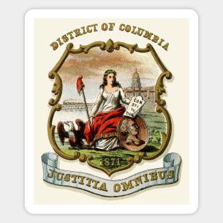 1876 District of Columbia Coat of Arms Magnet